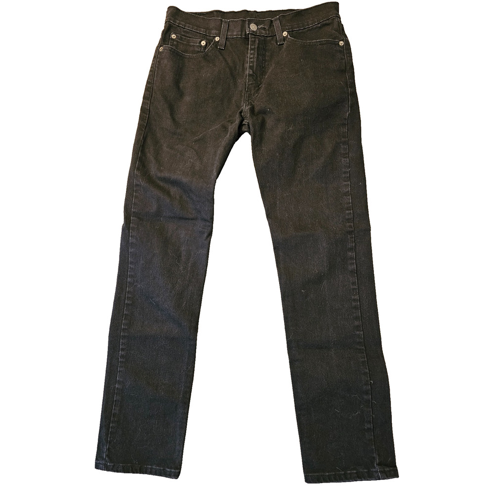 Levi's 511 Slim Straight Jeans Mens Black Size 31 X 30 Classic Denim Jeans
